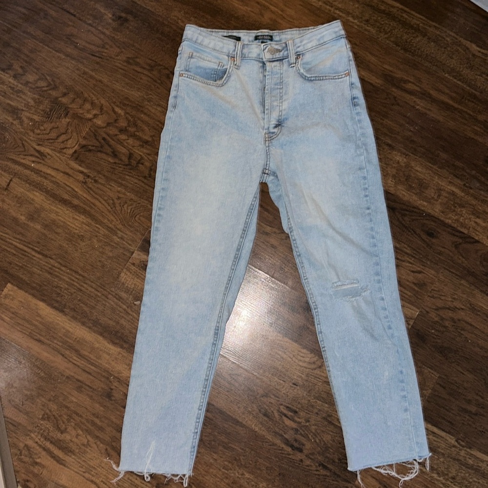 High rise mom jeans